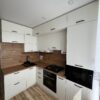 Угловая кухня с антресолями цвет белый + дерево