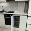Небольшая угловая кухня в хрущёвку в цвете Сатин