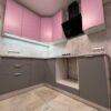 Кухонный гарнитур в Эмали в ярких и контрастных цветах